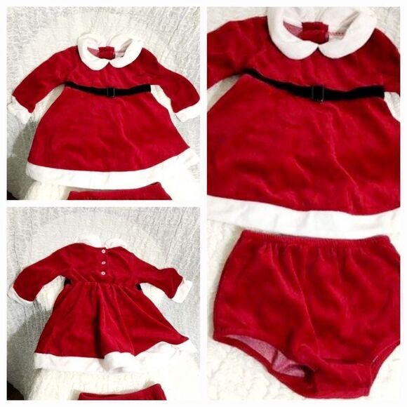 Santa Claus Baby Outfit Size 12M - Picture 1 of 10